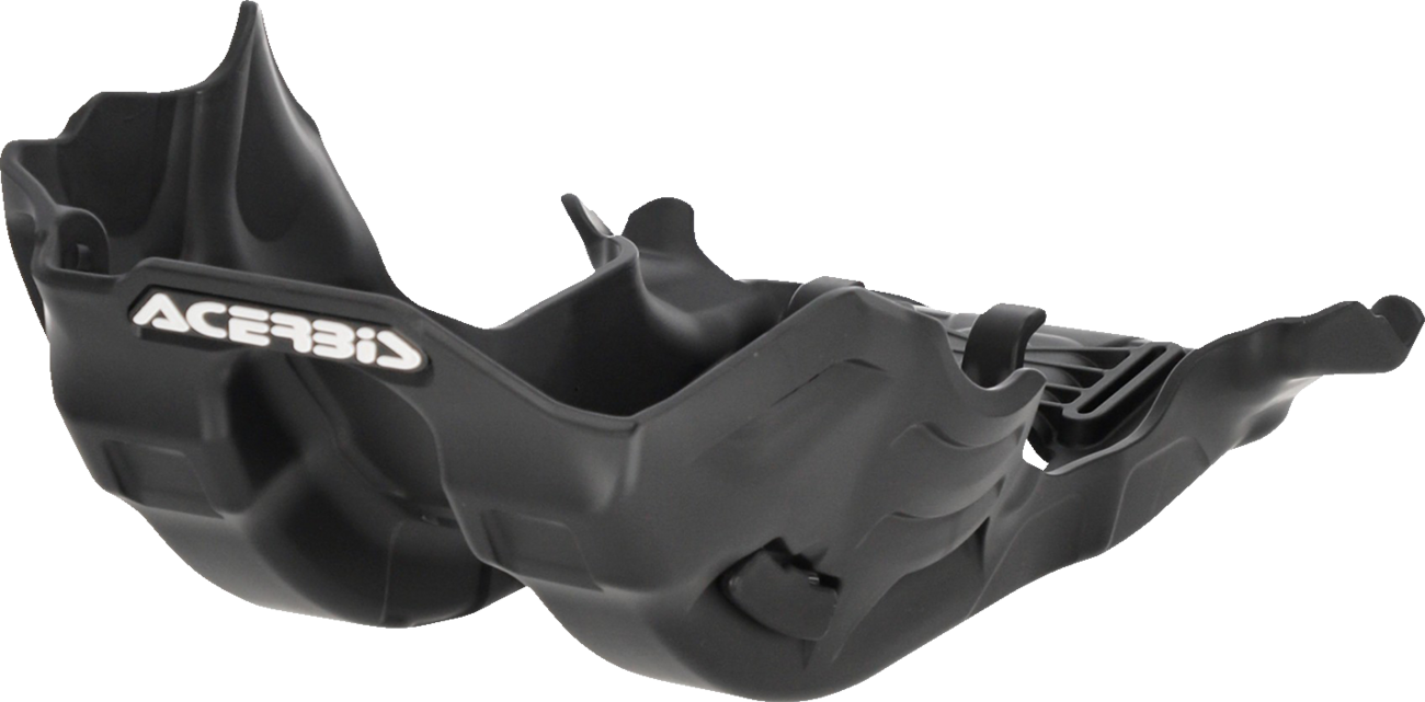 A black ACERBIS skid plate for Yamaha YZ 450F, made of durable body material, designed to protect the motorcycle's underside.