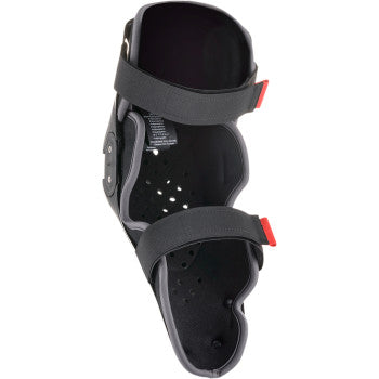 ALPINESTARS SX1 v2 Knee Guards - Black/Red - Howling Moto