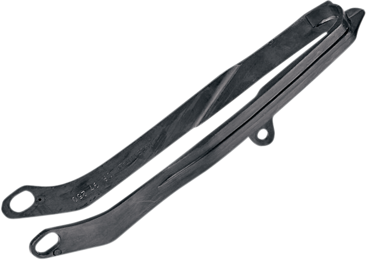 Black Acerbis chain slider for Kawasaki motorcycles, designed to protect the chain and swingarm.