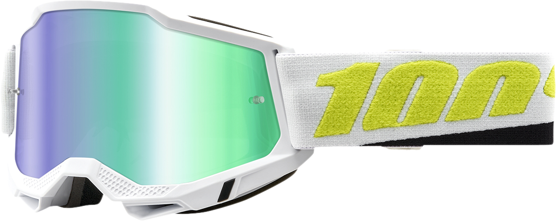 100% Accuri 2 Goggles - Peyote - Green Mirror 50014-00012 - Howling Moto