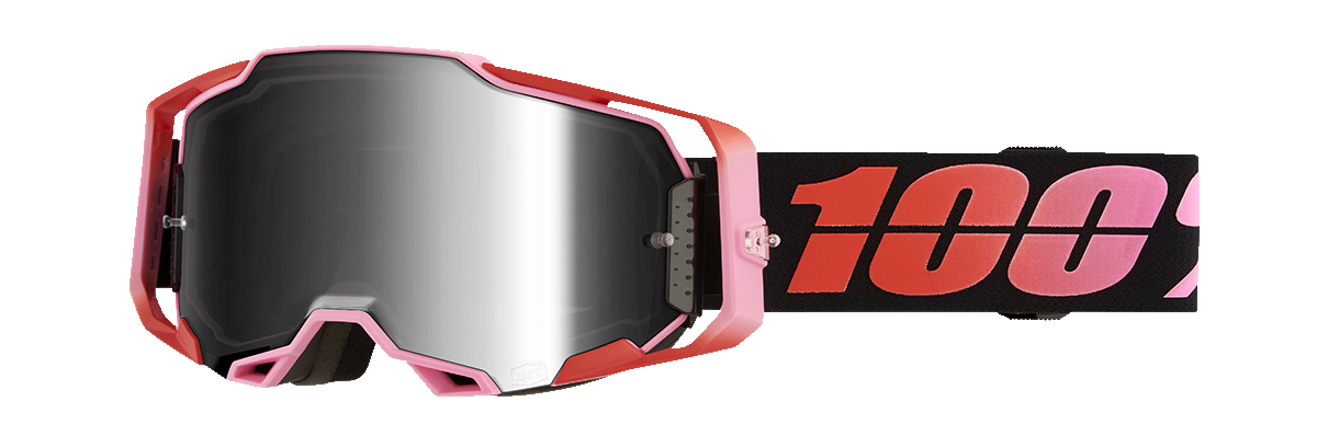 100% Armega Goggles - Guerlin - Silver Mirror 50005-00023 - Howling Moto