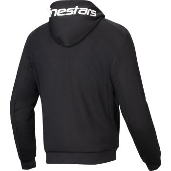 ALPINESTARS Chrome v2 Sport Hoodie - Black/White - XL 4200325-12-XL - Howling Moto