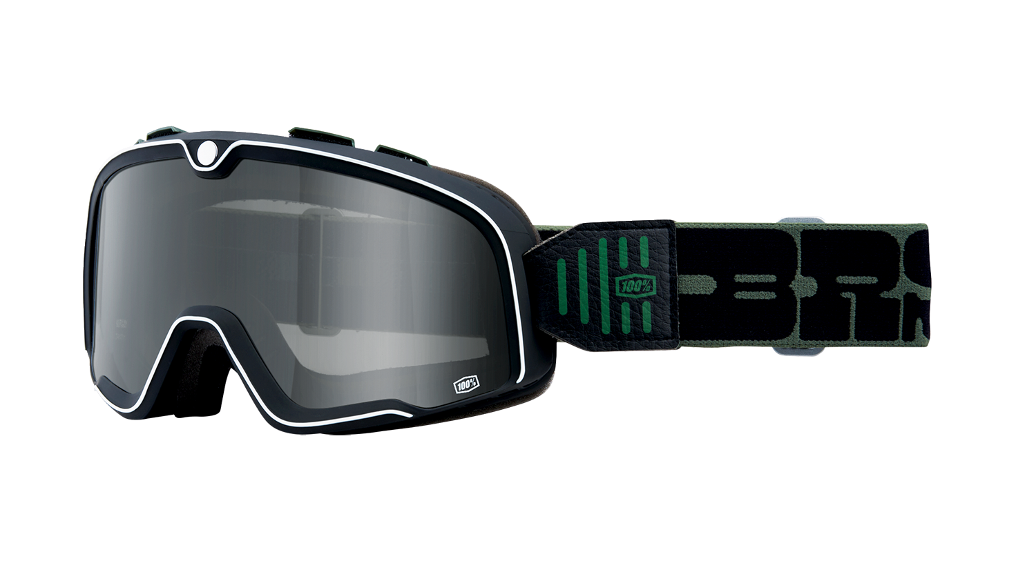 100% Barstow Goggles - Kalmus - Smoke 50000-00013 - Howling Moto