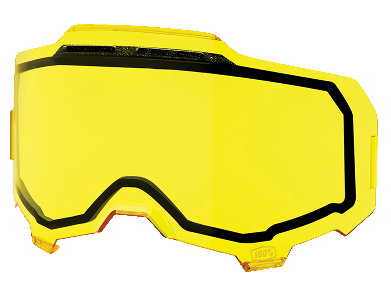 100% Armega Lens - Yellow 59052-00003 - Howling Moto