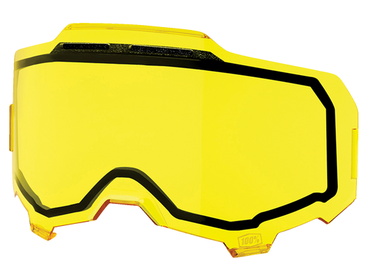 100% Armega Lens - Yellow 59052-00003 - Howling Moto