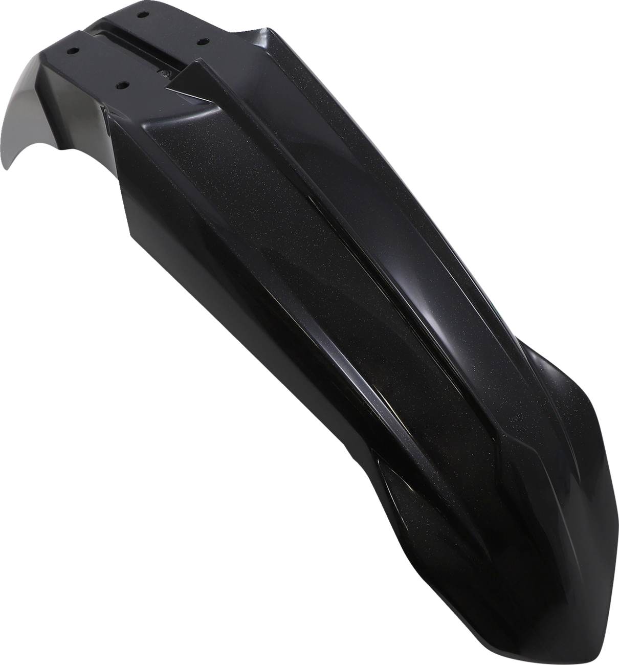A black metallic Acerbis front fender for Yamaha YZ and YZF motorcycles, model 2018-2022, designed as a durable body part.