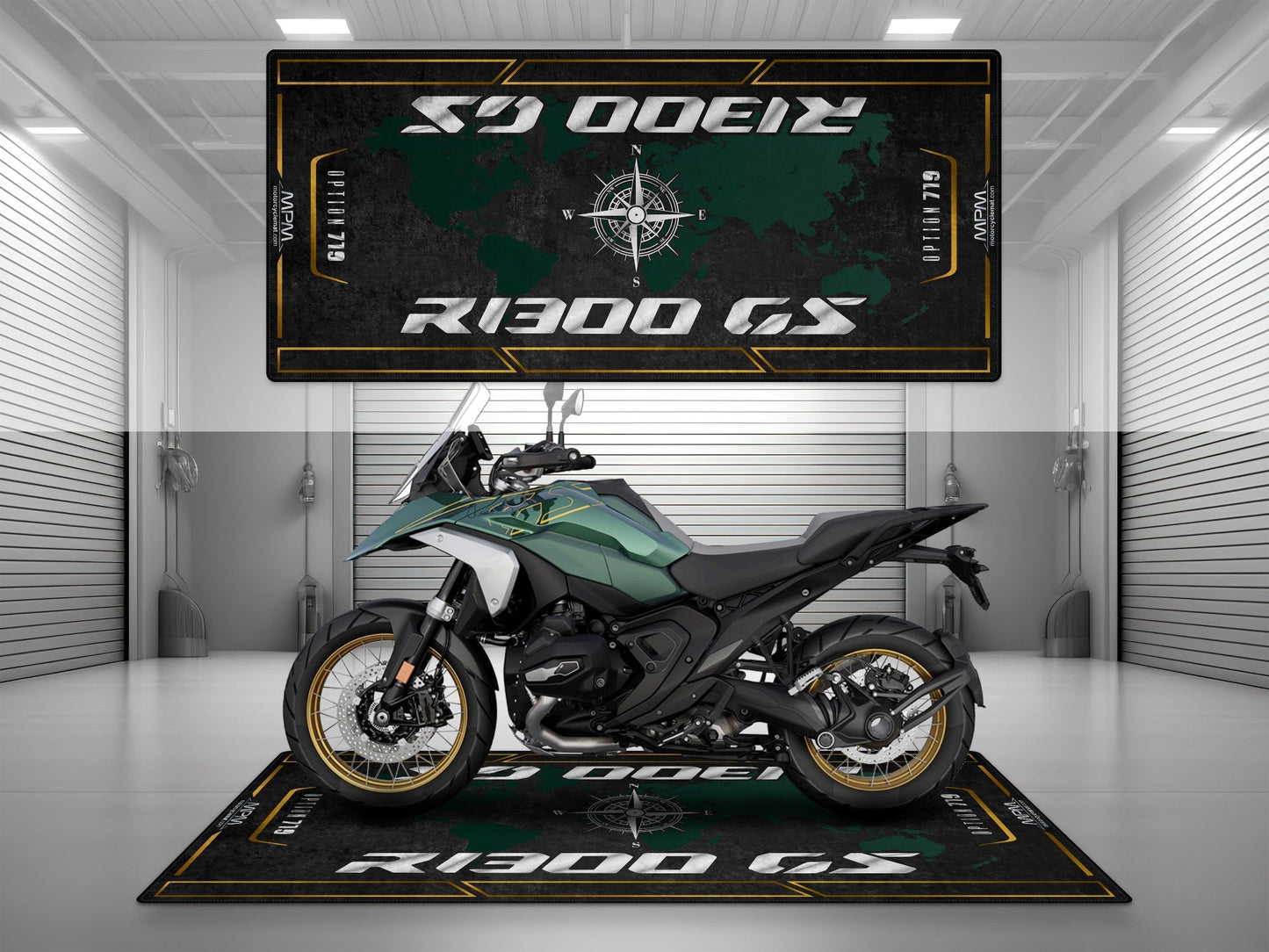 Motorcycle Mat for R1300 GS Motorcycle - MM4101 - Howling Moto
