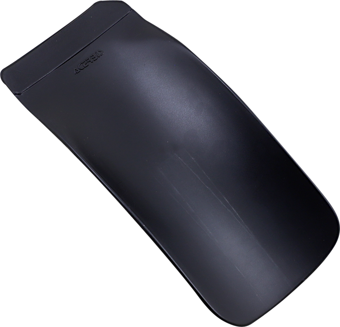 Black Acerbis mud flap for motorcycle body protection, designed for non-XR models, with mounting hardware visible.