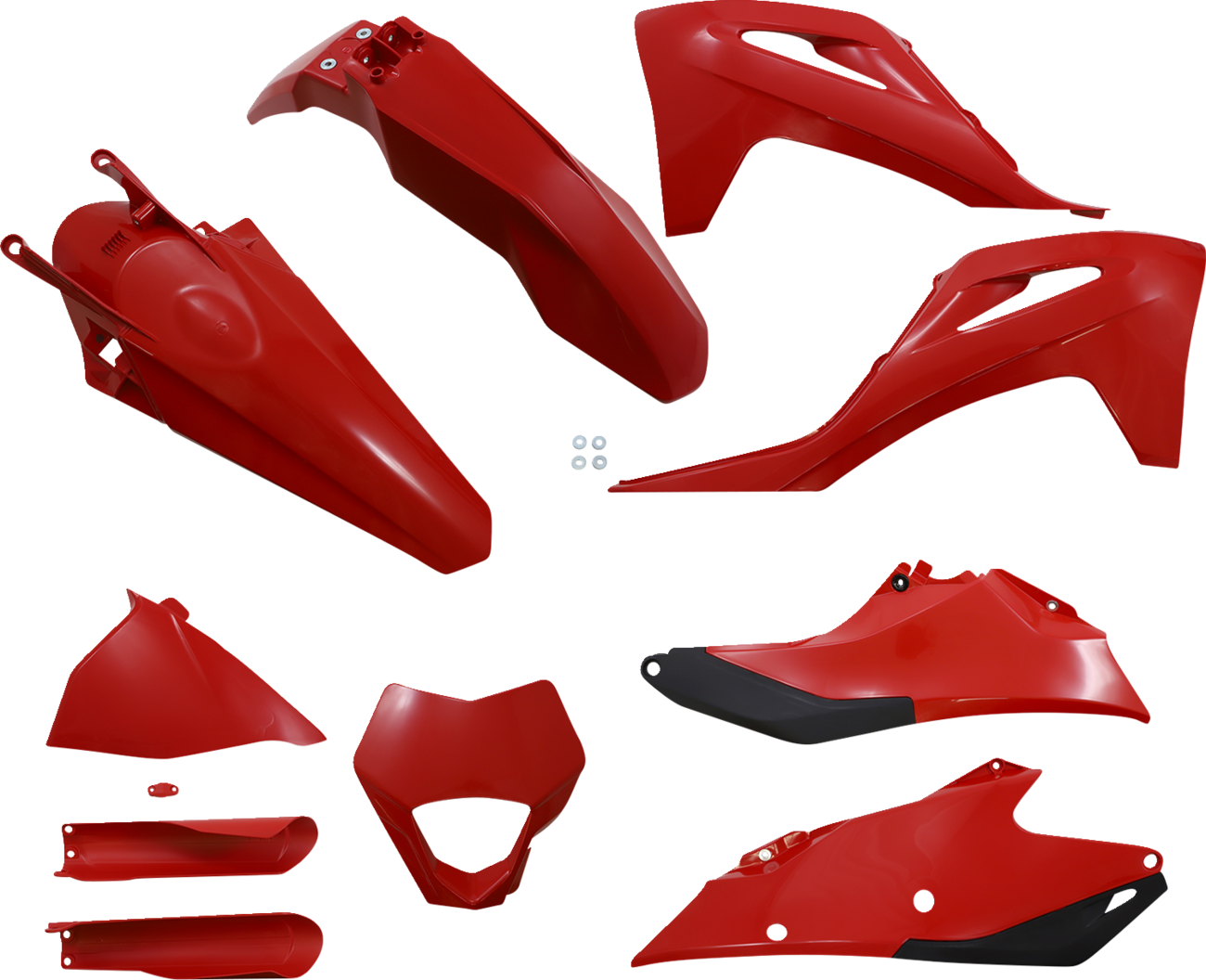 ACERBIS Full Replacement Body Kit - Red 2872810004 - Howling Moto