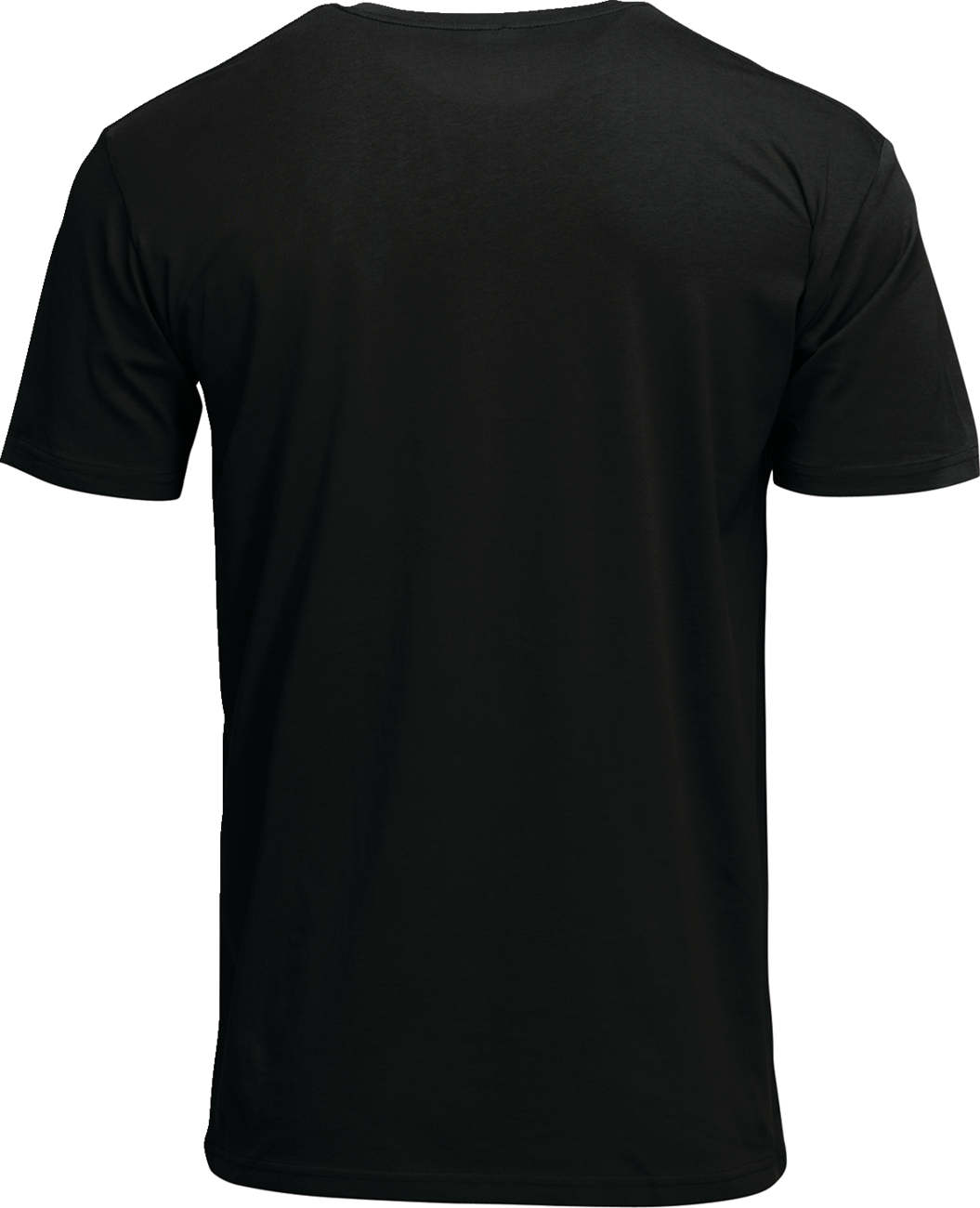 Black THOR SD T-Shirt with screen-printed logo graphics, medium size, casual men's apparel.