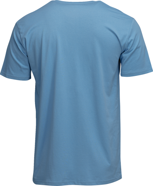 Light blue THOR Iconic T-Shirt in medium size featuring Thor graphic design, casual and comfortable men's apparel.