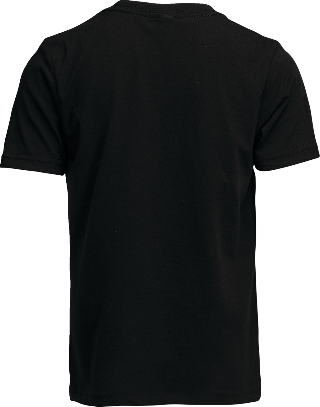 Black THOR Youth Iconic T-Shirt with graphic design, made from comfortable fabric, featuring the THOR logo and dry lake print.
