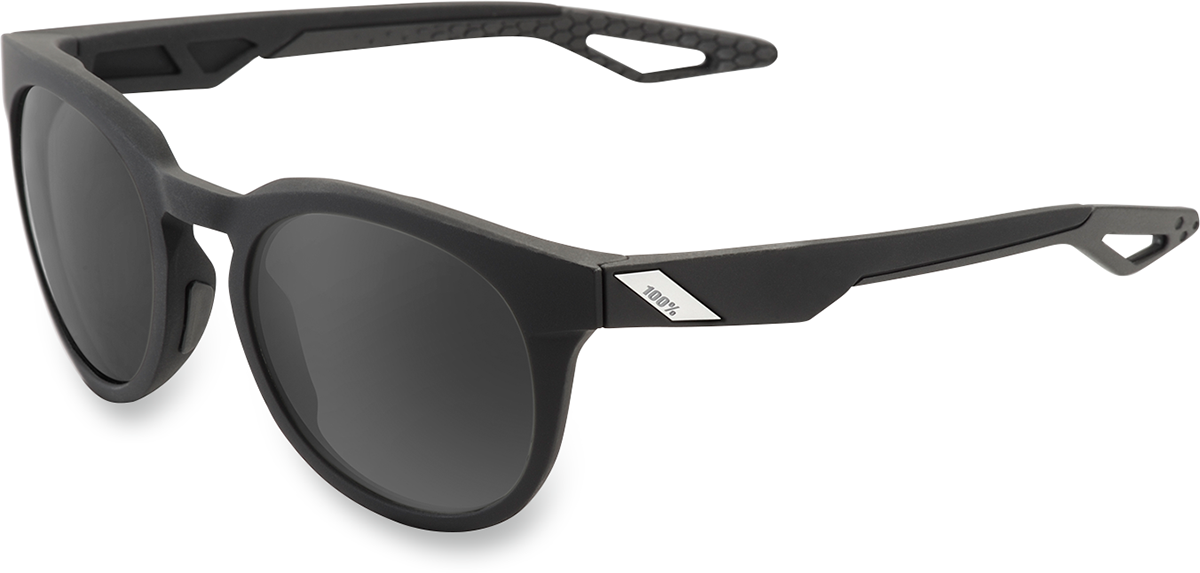 100% Campo Sunglasses - Black - Gray PeakPolar 61026-100-47 - Howling Moto