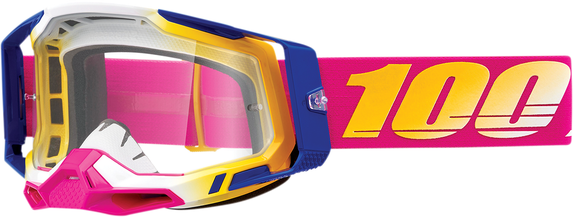100% Racecraft 2 Goggles - Mission - Clear 50009-00012 - Howling Moto