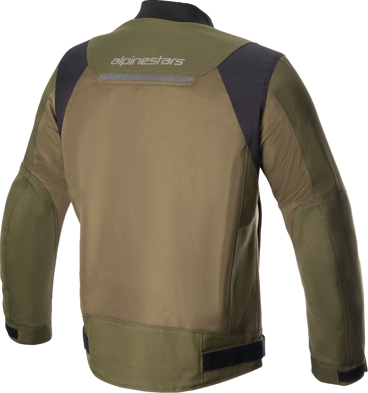 Alpinestars Luc V2 Air Jacket in green, medium size, lightweight motorcycle jacket with ventilation panels and protective features.