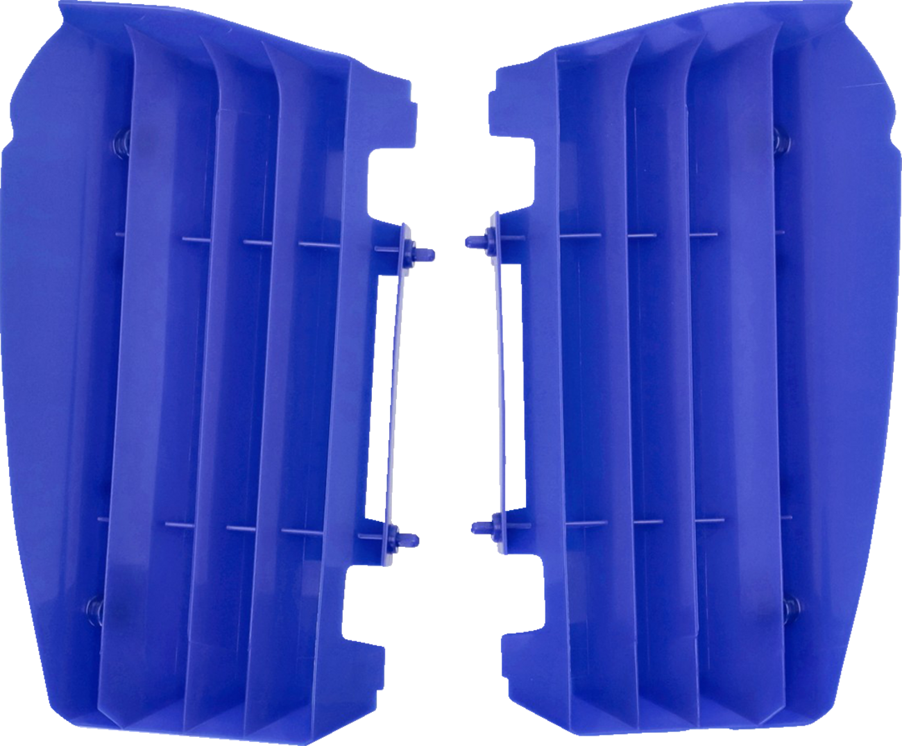 Blue ACERBIS radiator louvers for YZ125/250 motorcycle, 2006-2023, designed to fit and protect the bike's body.