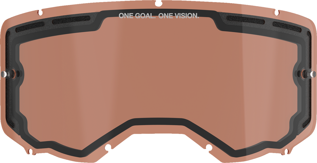Alpinestars goggles with dual pane lens, featuring a sleek design and adjustable strap for snowboarding or skiing.