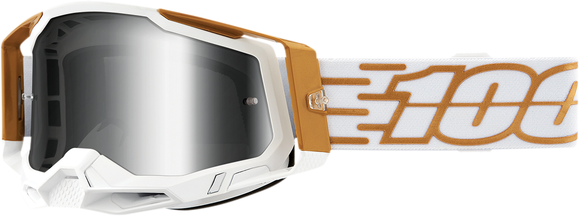 100% Racecraft 2 Goggles - Mayfair - Silver Mirror 50121-252-18 - Howling Moto