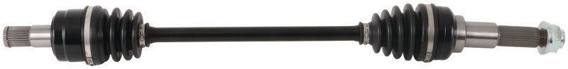 QuadBoss Yamaha Wolverine X2 front left steel axle part 609570, rugged and durable for off-road performance.