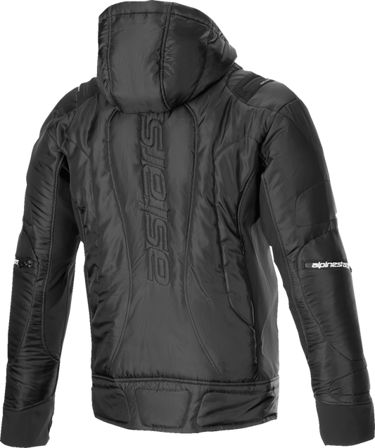 Alpinestars Mohobbs WP motorcycle jacket in black, 2XL, featuring a modern streetwear design with a packable rain cover.