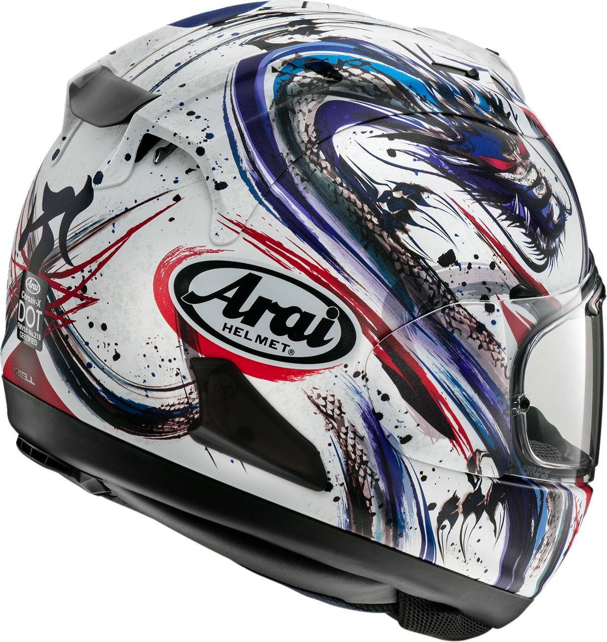 ARAÏ HELMETS Corsair-X Kiyonari Trico XL motorcycle helmet with VAS shield mechanism and advanced ventilation system.