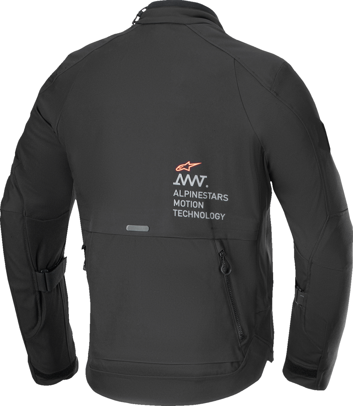 Alpinestars AMT-8 Stretch Drystar XF motorcycle jacket in black, size XL, featuring durable fabric and protective design.
