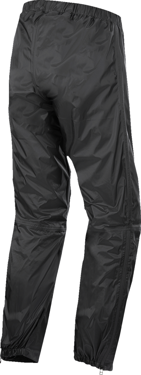 Alpinestars Hurricane V2 waterproof rain pants for motorcycling, medium size, made of polyurethane, designed for rain protection.