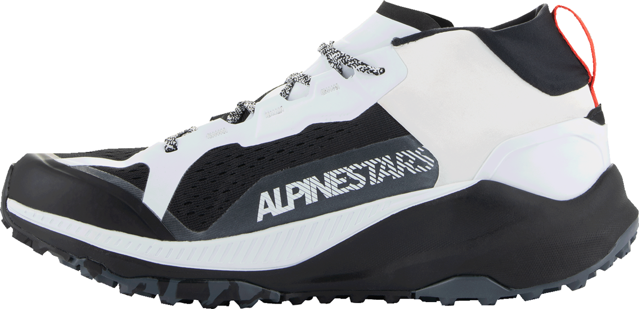 ALPINESTARS, Alpinestars Meta XR v2 Shoes - Off-Road Trail Running Footwear for All-Day Comfort in Black, White & Dark Gray - US 10 / EU 43