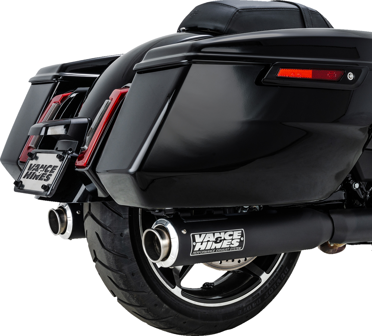 VANCE & HINES, Vance & Hines Supersport Slip-On Mufflers for Harley M8 Bagger – Part #46721