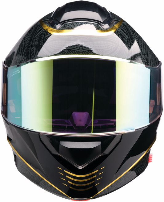 Z1R Solaris 2.0 modular helmet in Notorious Black, size XL, with aerodynamic design and secure chin strap.