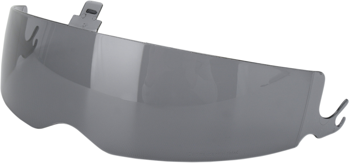 Bill's Exhausts AFX FX-50 helmet shield in dark smoke, inner visor with tinted, smoked lens for motorcycle riding protection.