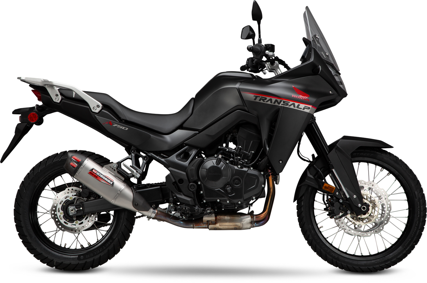 YOSHIMURA, Yoshimura RS-12 ADV Street Series Slip-On Exhaust with Matte Carbon Fiber End Cap - Part 12755BS520