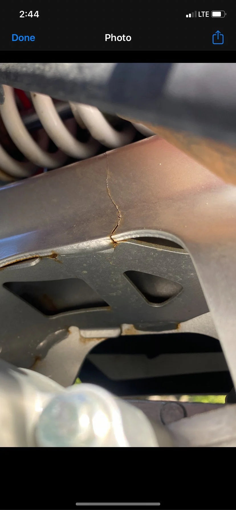 Kinetic MX CRF110 Frame Gusset Kit - weld on frame brace - Howling Moto