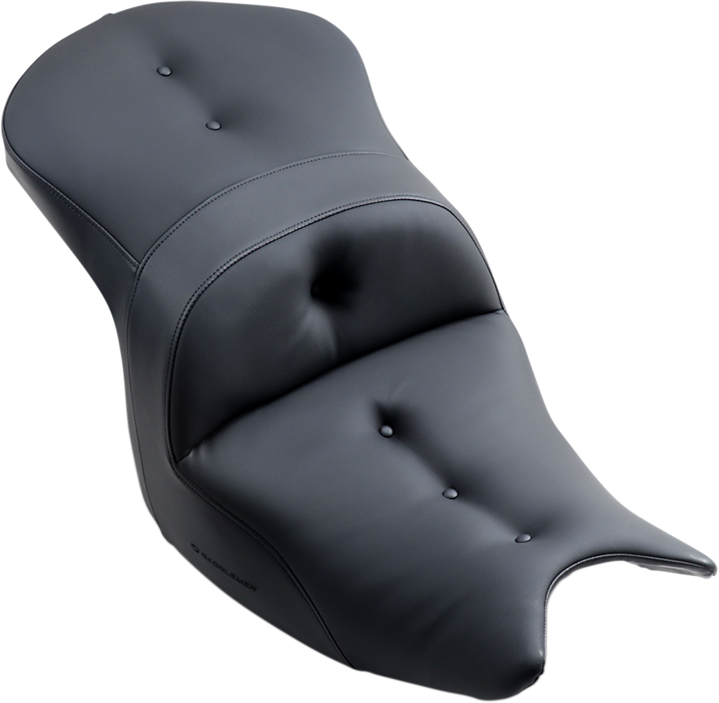 SADDLEMEN Seat - Roadsofa - Without Backrest - Pillow Top - Black H18-07-181 - Howling Moto