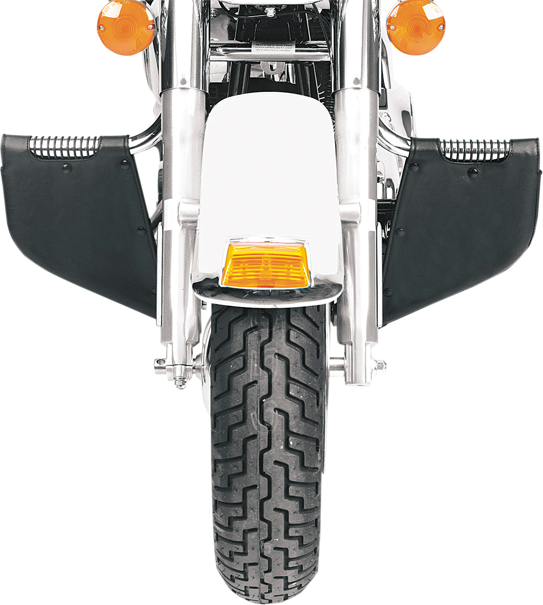 Plain lower seat for Harley-Davidson FLST by Drag Specialties, designed for comfort and style.