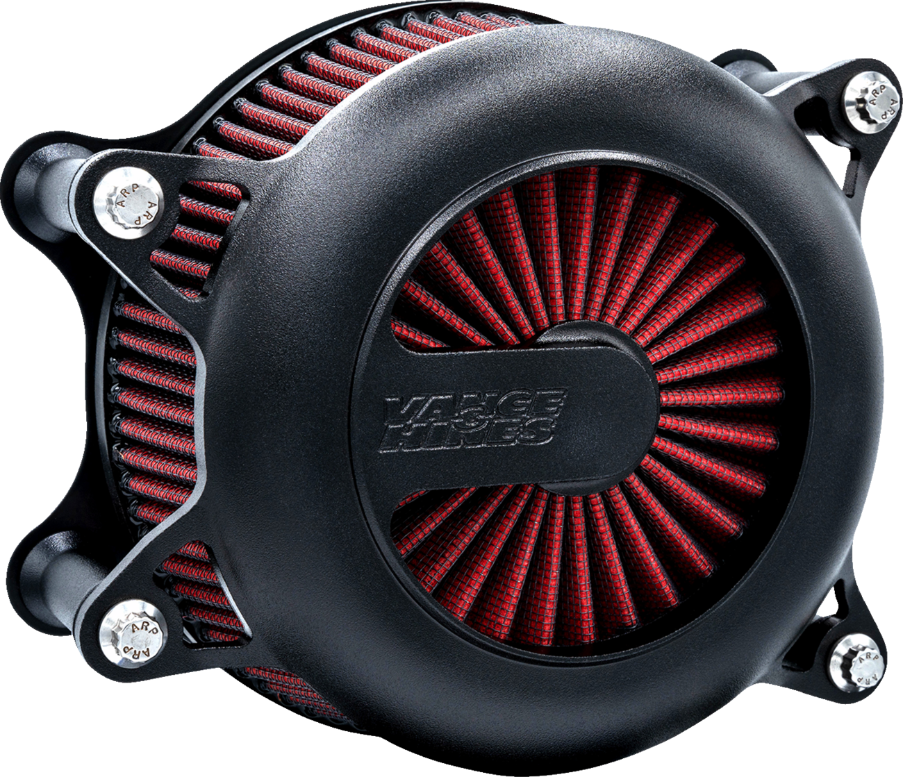 Vance & Hines VO2 Rogue Black Wrinkle Air Intake Kit for high-flow performance motorcycle intake system.
