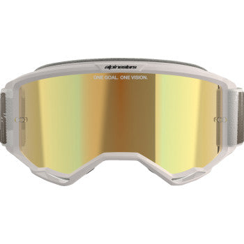 ALPINESTARS GOGGLES Vision 5 Goggle - Hollow - Wind - Gold Mirror 5102225-7311 - Howling Moto