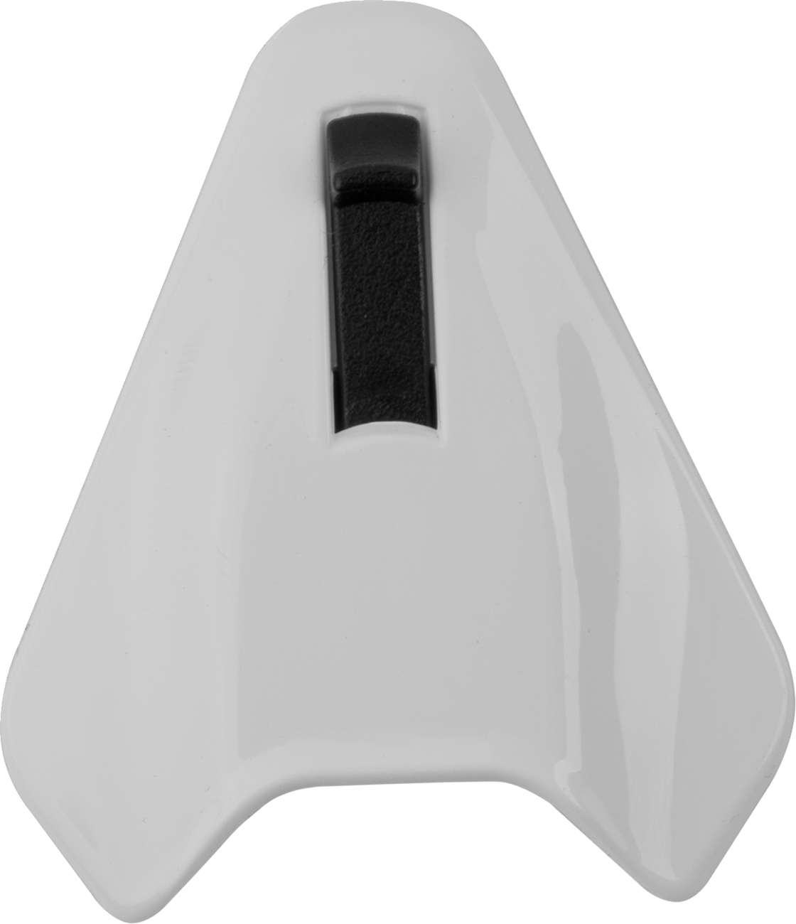 White Arai Helmets Delta 6 Duct for XD-5 helmets, featuring ventilation duct with brand logo and detailed design.