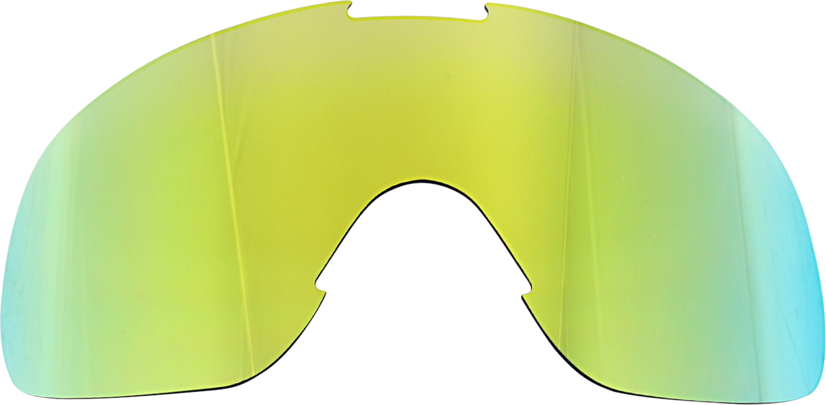 BILTWELL Overland 2.0 Lens in lime and brown mirror colors, motorcycle lens with reflective surface, by Bill's Exhausts.
