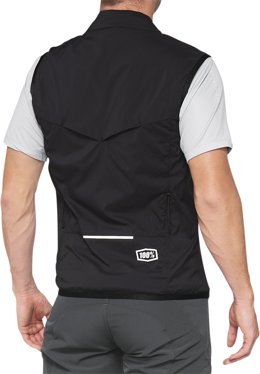 100% Corridor Vest - Black - Medium 40043-00001 - Howling Moto