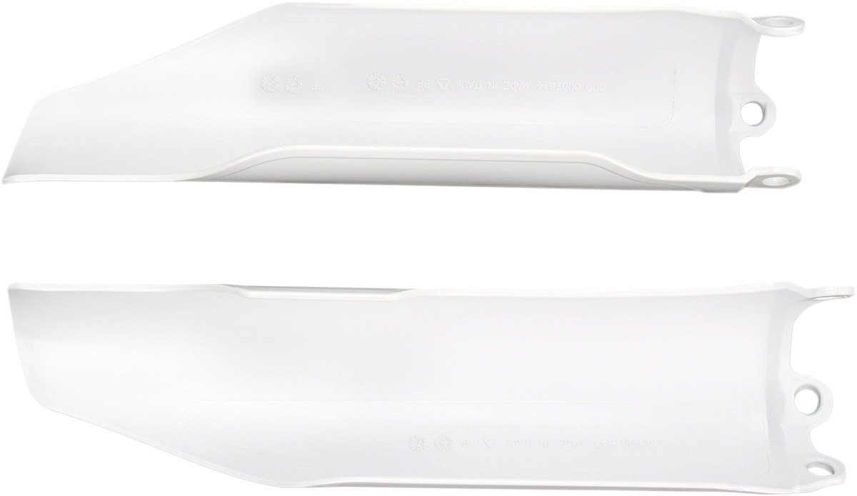 ACERBIS Lower Fork Covers - White 2113710002 - Howling Moto