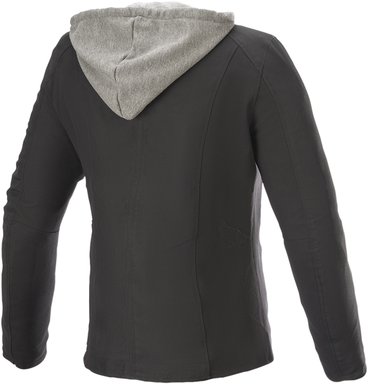 Black ALPINESTARS Stella Bond jacket in large size, featuring stylish design details and durable fabric for motorcycle riding.