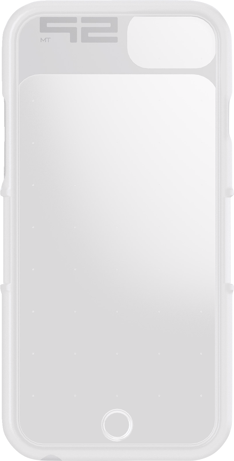 SP CONNECT Weather Cover for iPhone SE/8/7/6S/6 by Bill's Exhausts, shown on a phone with a protective weather-resistant design.