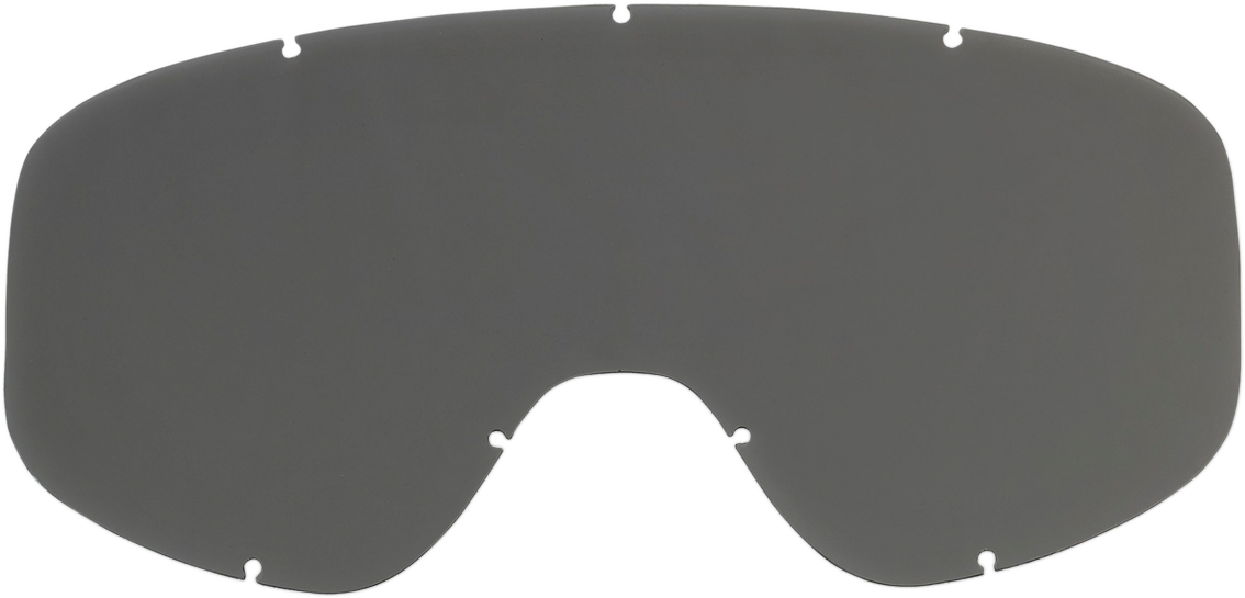 BILTWELL Moto 2.0 Smoke lens by Bill's Exhausts, motorcycle lens with a dark smoke tint, designed for motorcycle helmets.