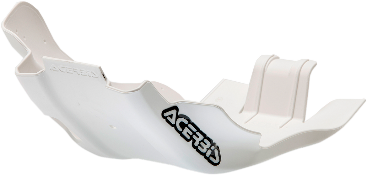 ACERBIS white skid plate for Husqvarna and KTM motorcycles, durable body protection part with product code 2630560002