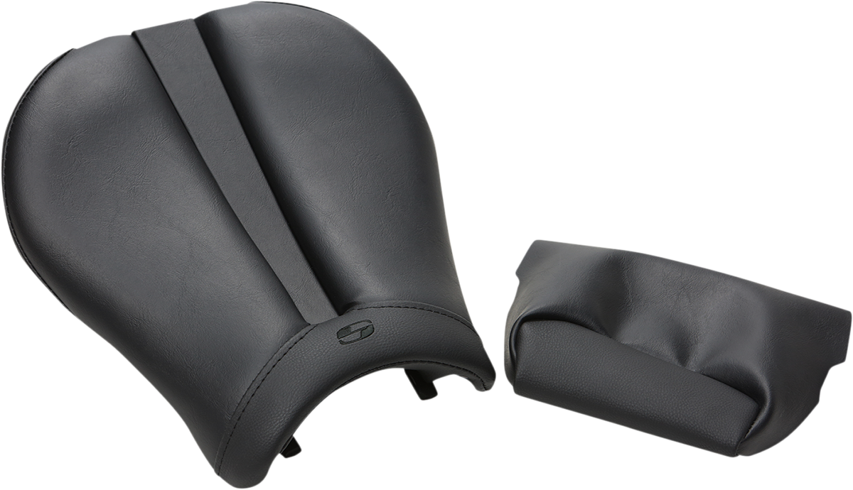 Black SADDLEMEN Gel Channel Sport Seat for Ducati 848 and 1098, designed for comfort and sport riding.