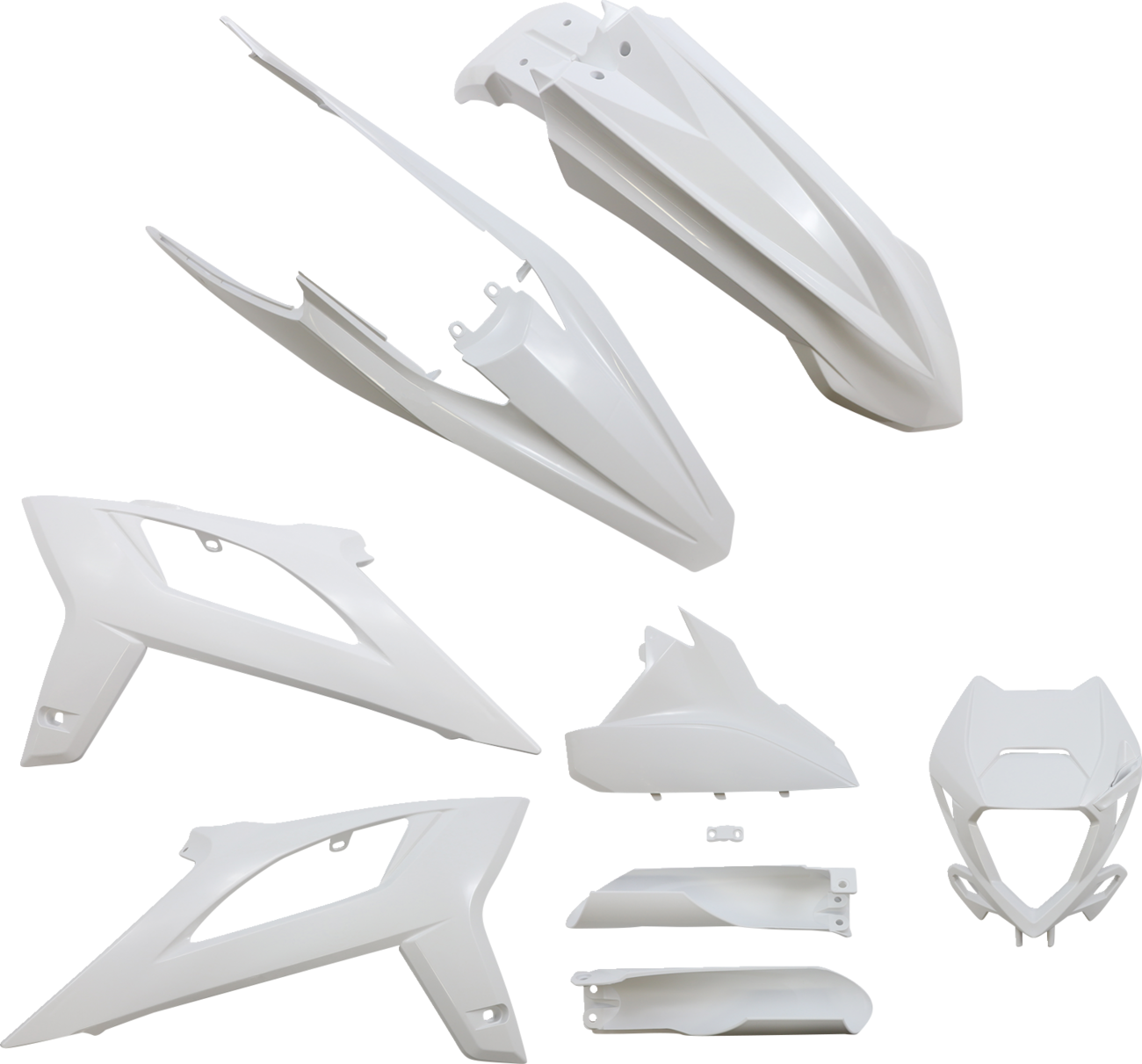 ACERBIS Full Replacement Body Kit - White 2936266812 - Howling Moto