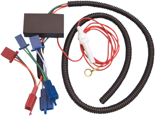 Bill's Exhausts SHOW CHROME trailer wire harness 52-694 for engine, featuring multiple connectors and wiring components.