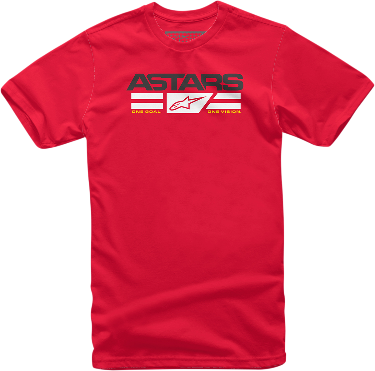 Red Alpinestars Positrack T-Shirt in large size, featuring the brand logo on the front, laid flat on a neutral background.