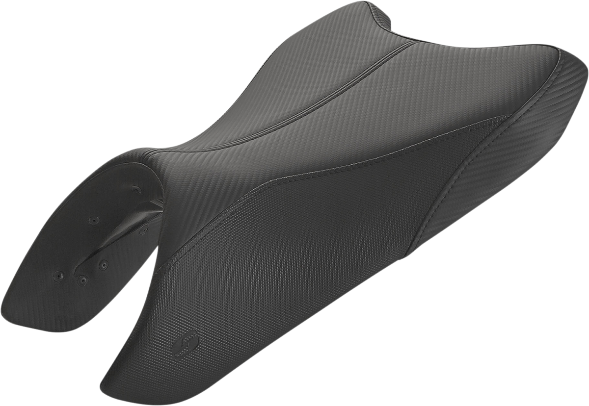 SADDLEMEN GP-V1 Sport motorcycle seat for Duke 790/890 (2019-2023), black with textured surface, designed for comfortable riding.